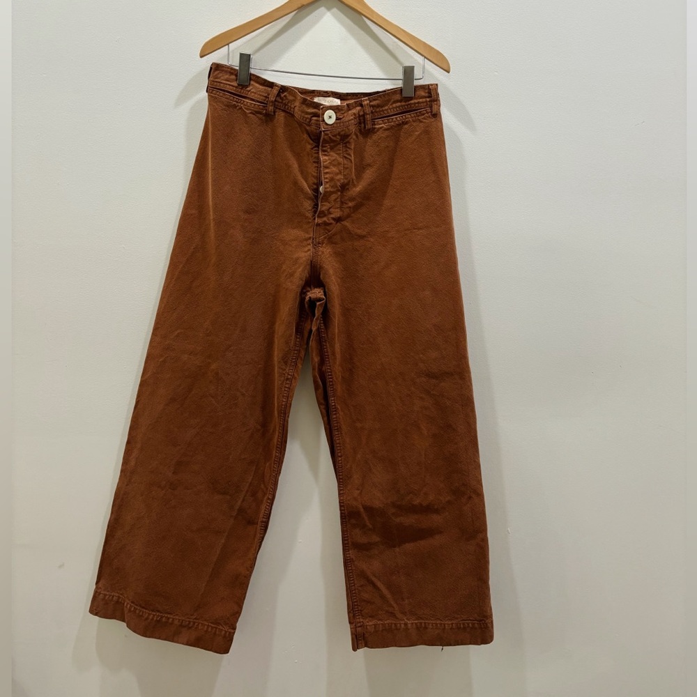 Jesse Kamm tone 34 brown sailor pant size 14